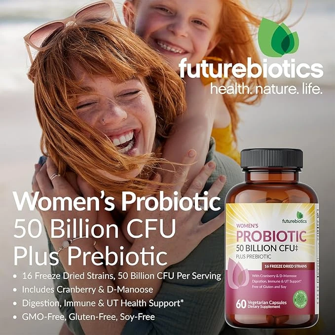 Futurebiotics Probiotic 50 Billion CFU Plus 60 Vegetarian Capsules thumbnail 2