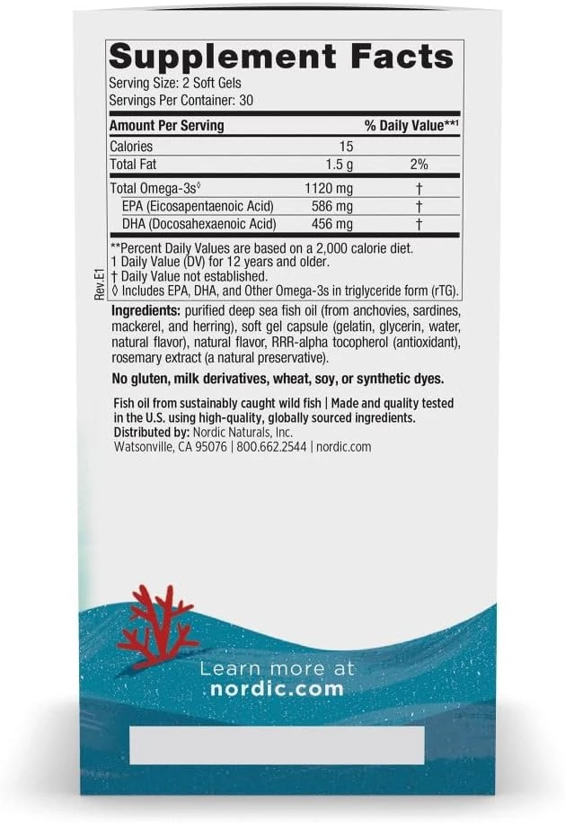 Nordic Naturals Teen Ultimate Omega 2X Ages 12+ Strawberry 60 Mini Soft Gels thumbnail 5