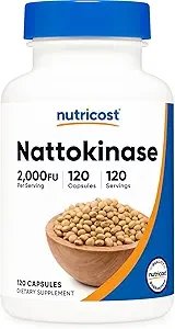 Nutricost Nattokinase 100mg (2000 FU Per Serving) 120 Capsules thumbnail 4