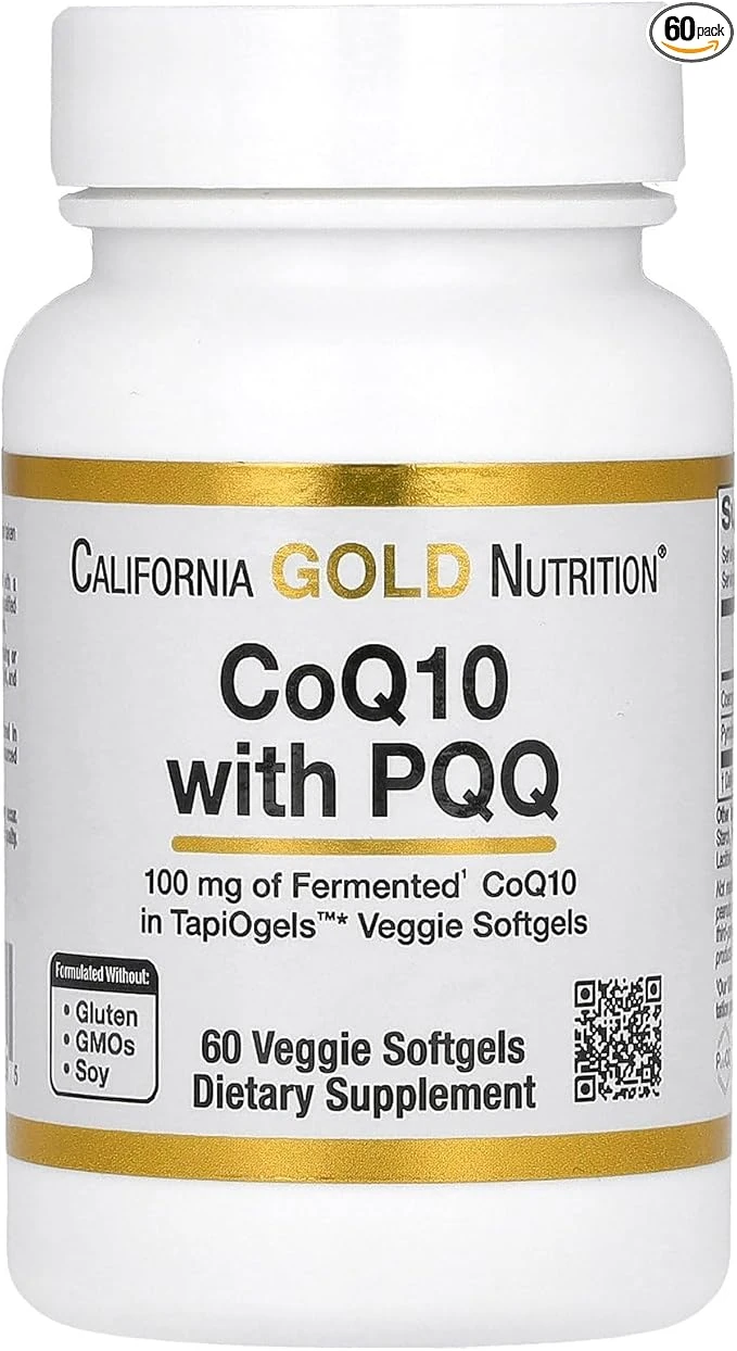 California Gold Nutrition CoQ10 100mg 60 Veggie Softgel thumbnail 2