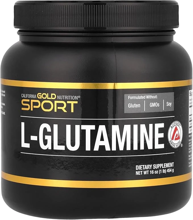 California Gold Nutrition Sport L-Glutamine Powder 16 oz (1 lb) 454g thumbnail 2