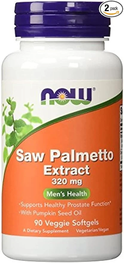 NOW Foods Saw Palmetto Extract Mens Health 90 Veggie Soft Gels thumbnail 4