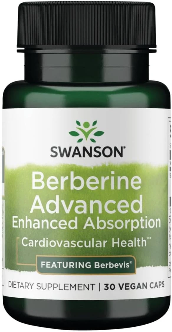 Swanson Berberine Advanced Enhanced Absorption 30 Vegan Caps thumbnail 3