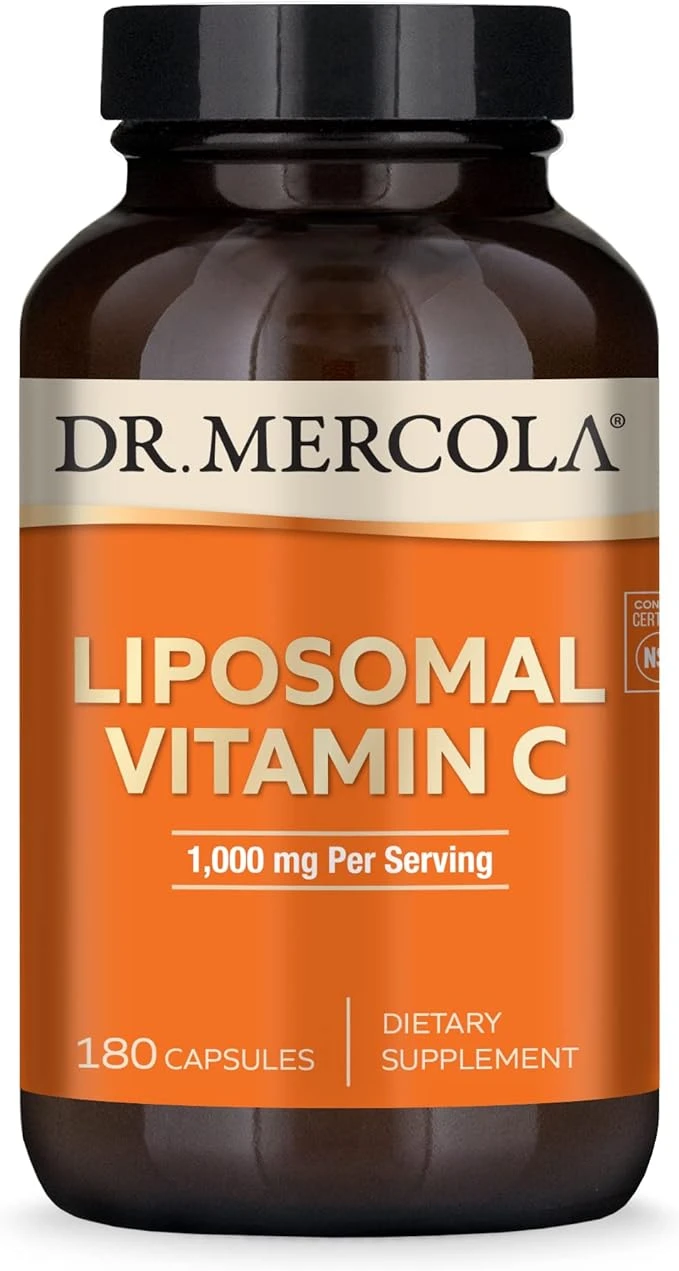 Dr. Mercola Liposomal Vitamin C 1000mg Per Serving 180 Capsules thumbnail 2