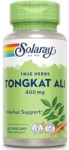 Solaray True Herbs Tongkat Ali 400mg Herbal Support 60 VegCaps thumbnail 4