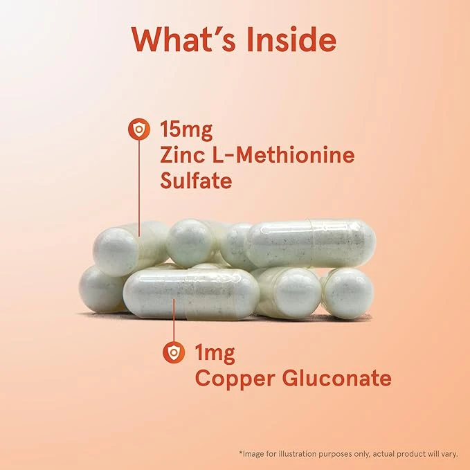 Jarrow Formulas Vegan Zinc Balance Essential Mineral Support the Immune System Veg Capsules thumbnail 4
