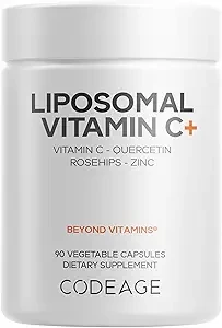 Codeage Liposomal Vitamin C+ Beyond Vitamins 180 Vegetable Capsules thumbnail 4