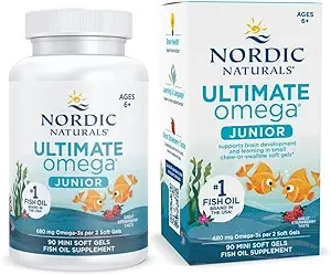 Nordic Naturals 680mg 3s- Per 2 Soft Gels Ultimate Omega Junior 90 Mini Soft Gels thumbnail 3