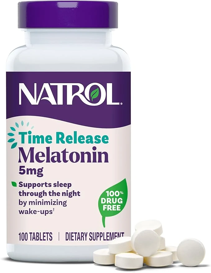 Natrol Melatonin Time Release 5mg Sleep Support 100 Tablets thumbnail 4