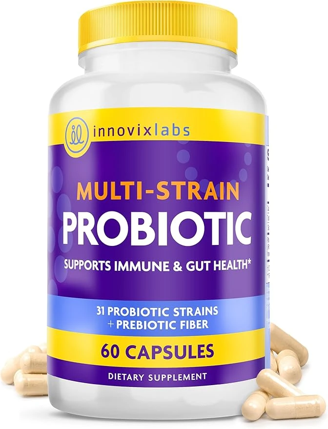 InnovixLabs Multi-Strain Probiotic Support Immune And Gut Health 60 Capsules thumbnail 4