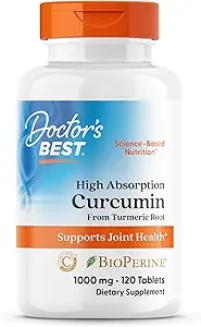 Doctor's Best High Absorption Curcumin Supports Joint Health 120 Veg Caps thumbnail 2
