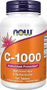 NOW Foods C-1000 Antioxidant Protection With Rose Hips 100 Tablets thumbnail 3