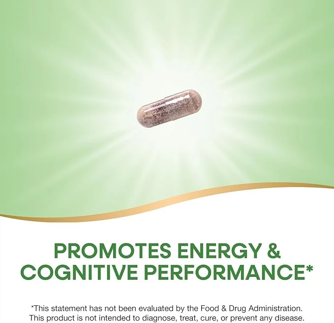 Nature's Way Rhodiola 250mg Per Serving Promotes Energy and Cognitive Performance 60 Vegan Capsules thumbnail 3