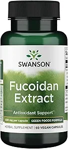 Swanson Fucoidan Extract Antioxidant Support 500mg Per Capsule 60 Vegan Capsules thumbnail 4