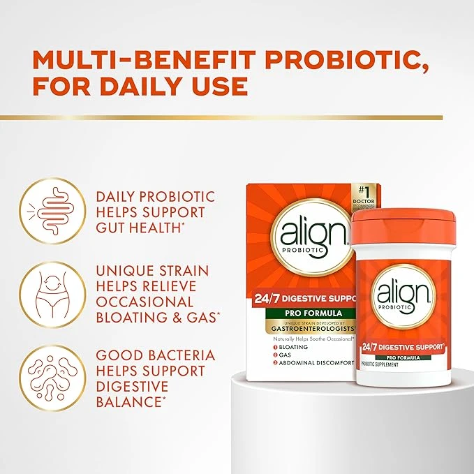 Align Probiotics 24/7 Digestive Support Probiotic Supplement 42 Capsules thumbnail 2