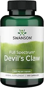 Swanson Full Spectrum Devil's Claw 500mg Per Capsule 100 Capsules thumbnail 2