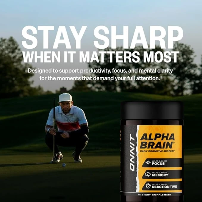 Onnit Alpha BRAIN Helps Support Reaction Time 30 Capsules thumbnail 2