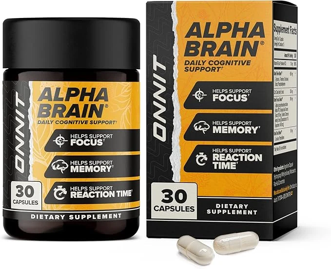 Onnit Alpha BRAIN Helps Support Reaction Time 30 Capsules thumbnail 4
