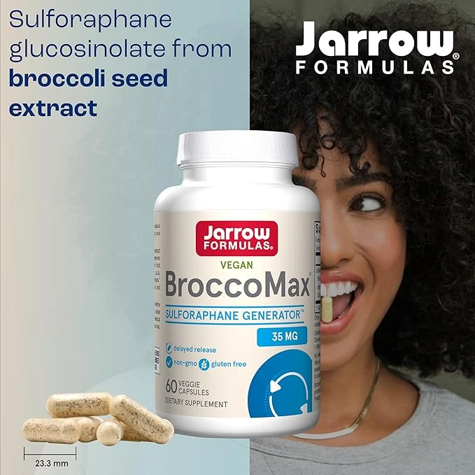 Jarrow Formulas Vegan Brocco Max Sulforaphane Generator 35mg 60 Veggie Capsules thumbnail 3