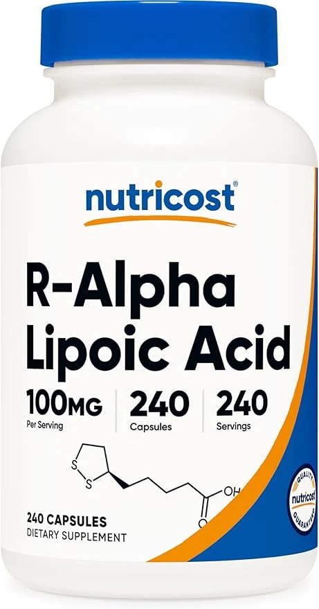 Nutricost R-Alpha Lipoic Acid 100mg Per Serving 240 Capsules thumbnail 4