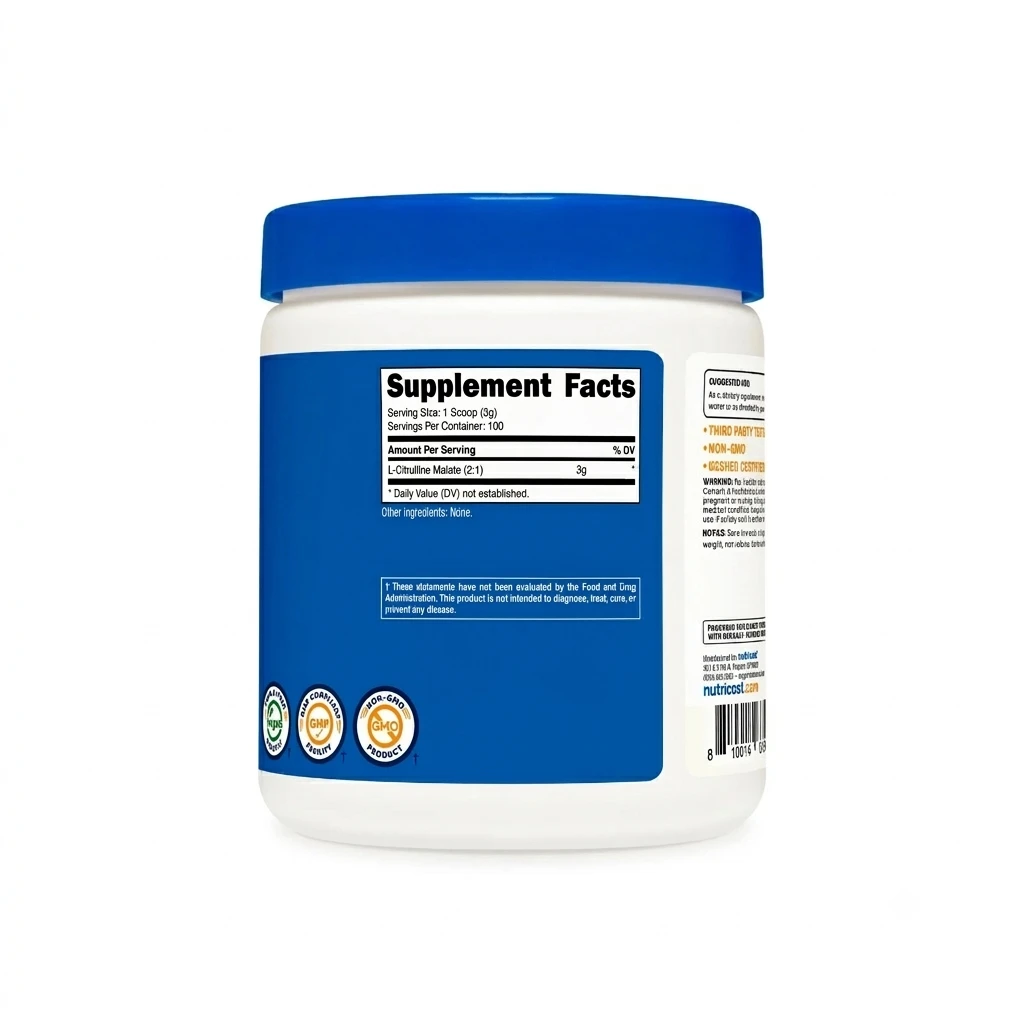 Nutricost L-Citrulline Malate 2:1 300g 79 Powder ingredients