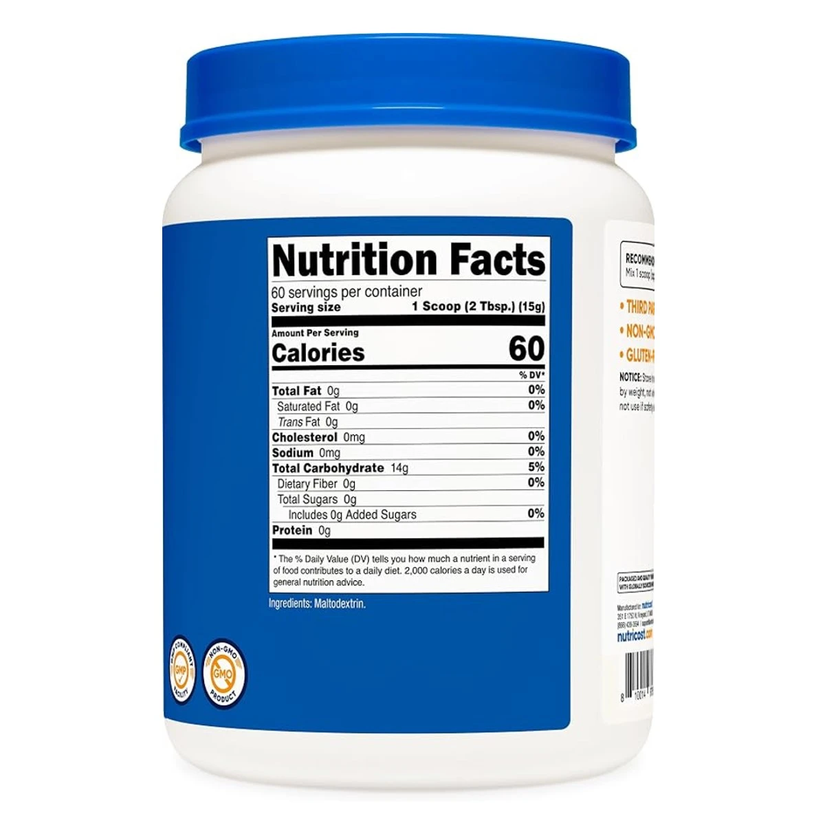 Nutricost Maltodextrin 2 LB (907g) Powder ingredients