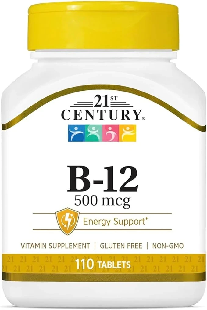 21st Century Vitamin B-12 500mcg Energy Support 110 Tablets thumbnail 3