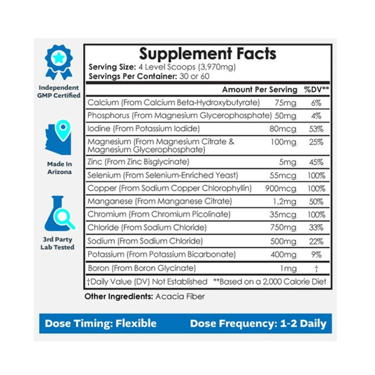 Nootropics Depot InfiniLyte Optimized Electrolyte 30 Servings ingredients