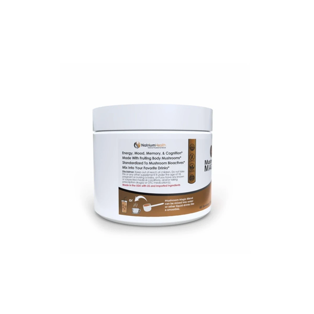 Nootropics Depot Mushroom Magic 60 servings Powder ingredients