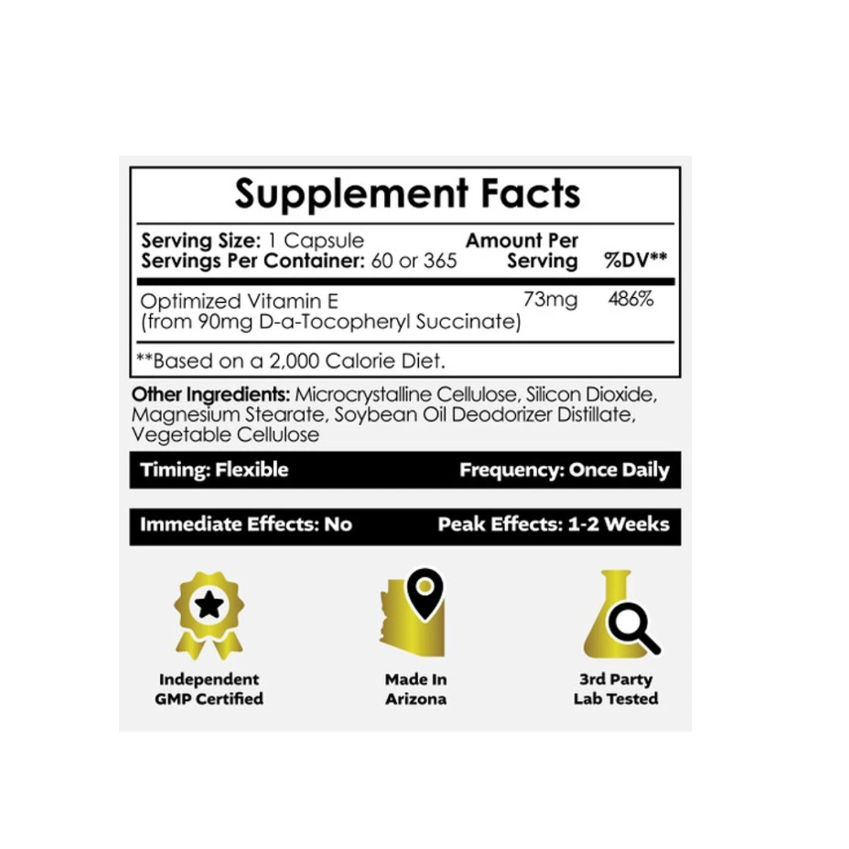 Nootropics Depot D-Alpha 73mg Capsules ingredients
