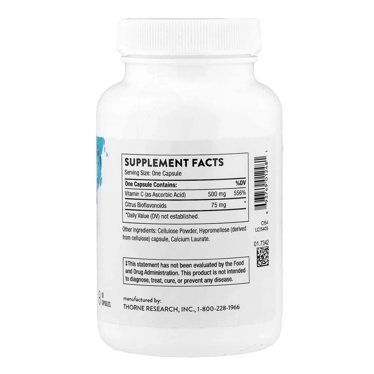 Thorne Vitamin C 500mg with Flavonoids 90 Capsules thumbnail 5