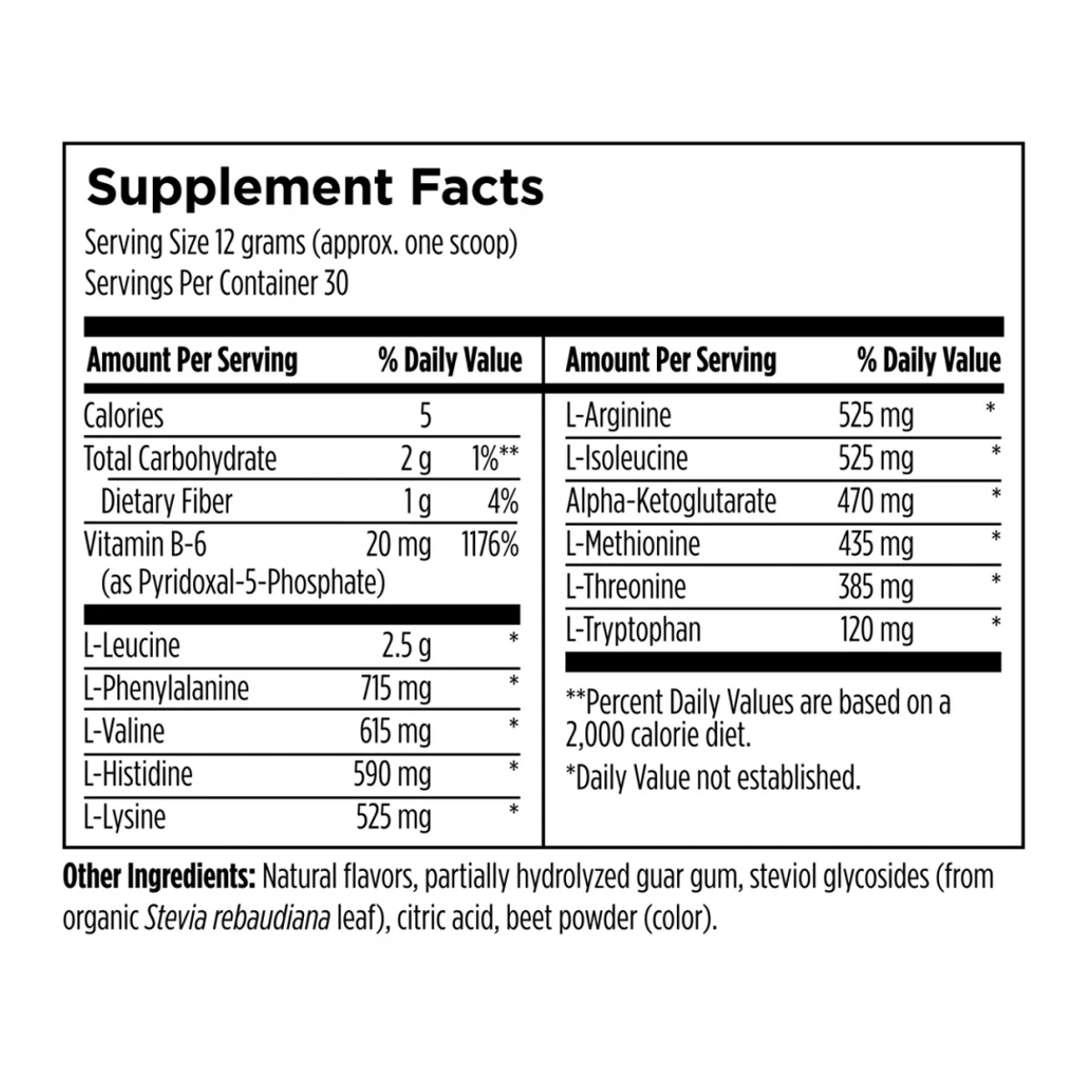 Designs For Health Amino Complex Fruit Punch 12.7oz 360g Powder thumbnail 3