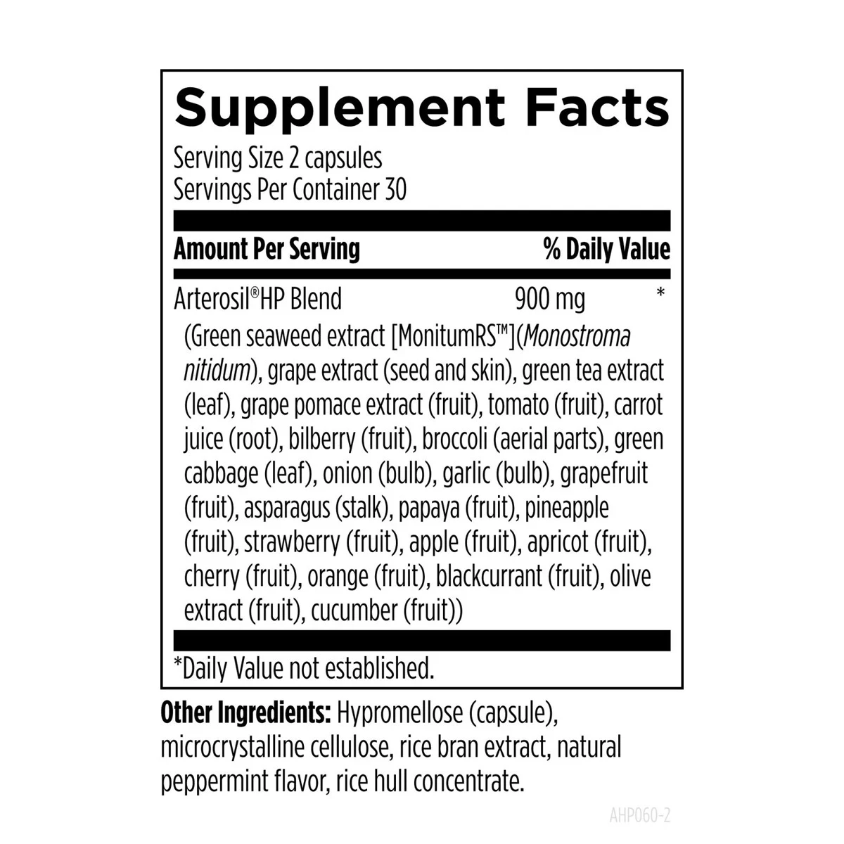 Arterosil Hp Designs For Health 60 Capsules thumbnail 4
