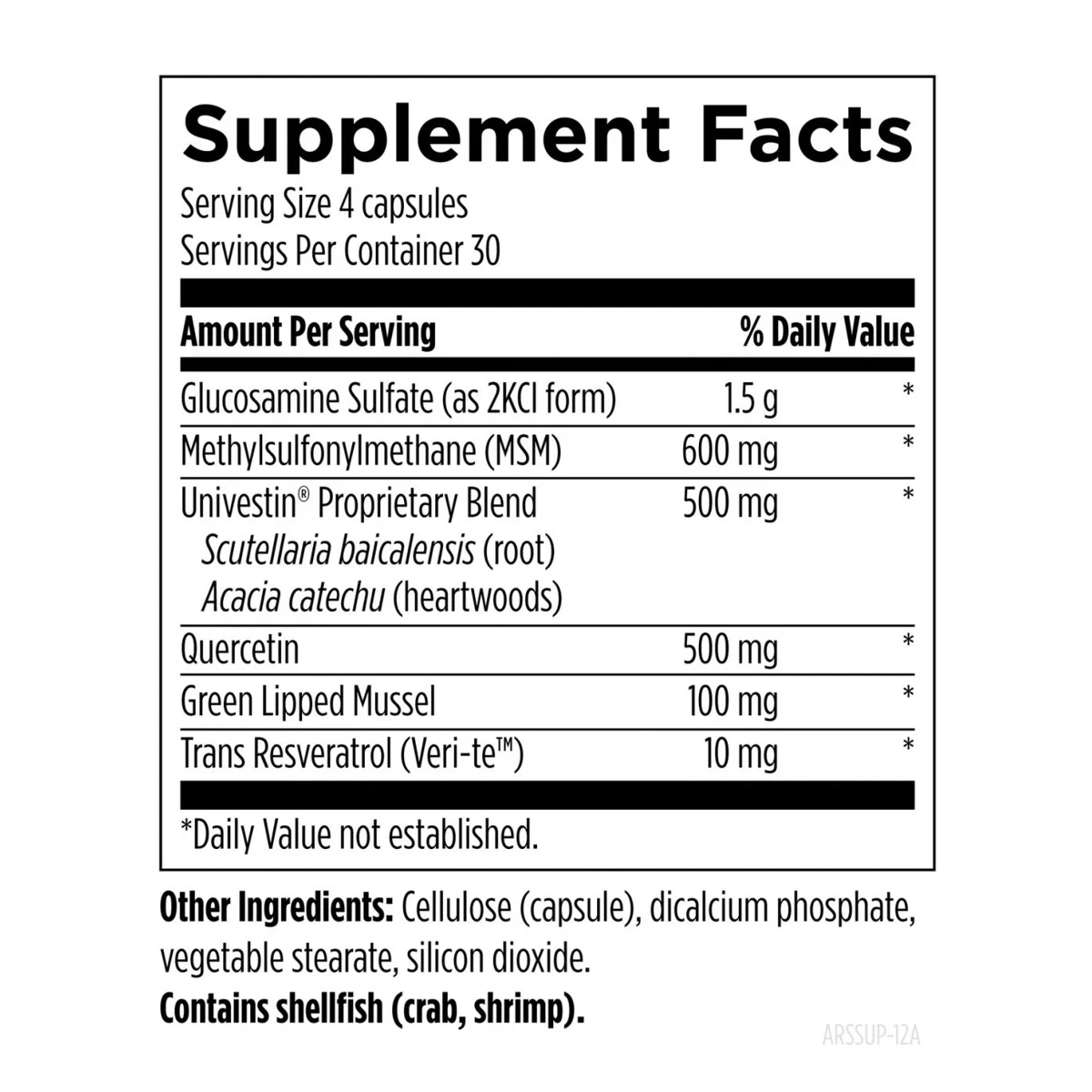 Arthrosoothe™ Supreme Designs For Health 120 Capsules thumbnail 4