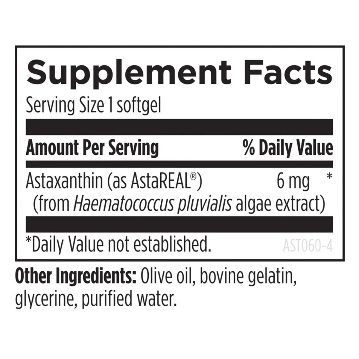 Astaxanthin Designs For Health 60 Capsules thumbnail 4