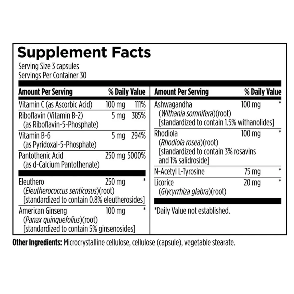 Adrenal Flow Designs For Health 90 Capsules thumbnail 4