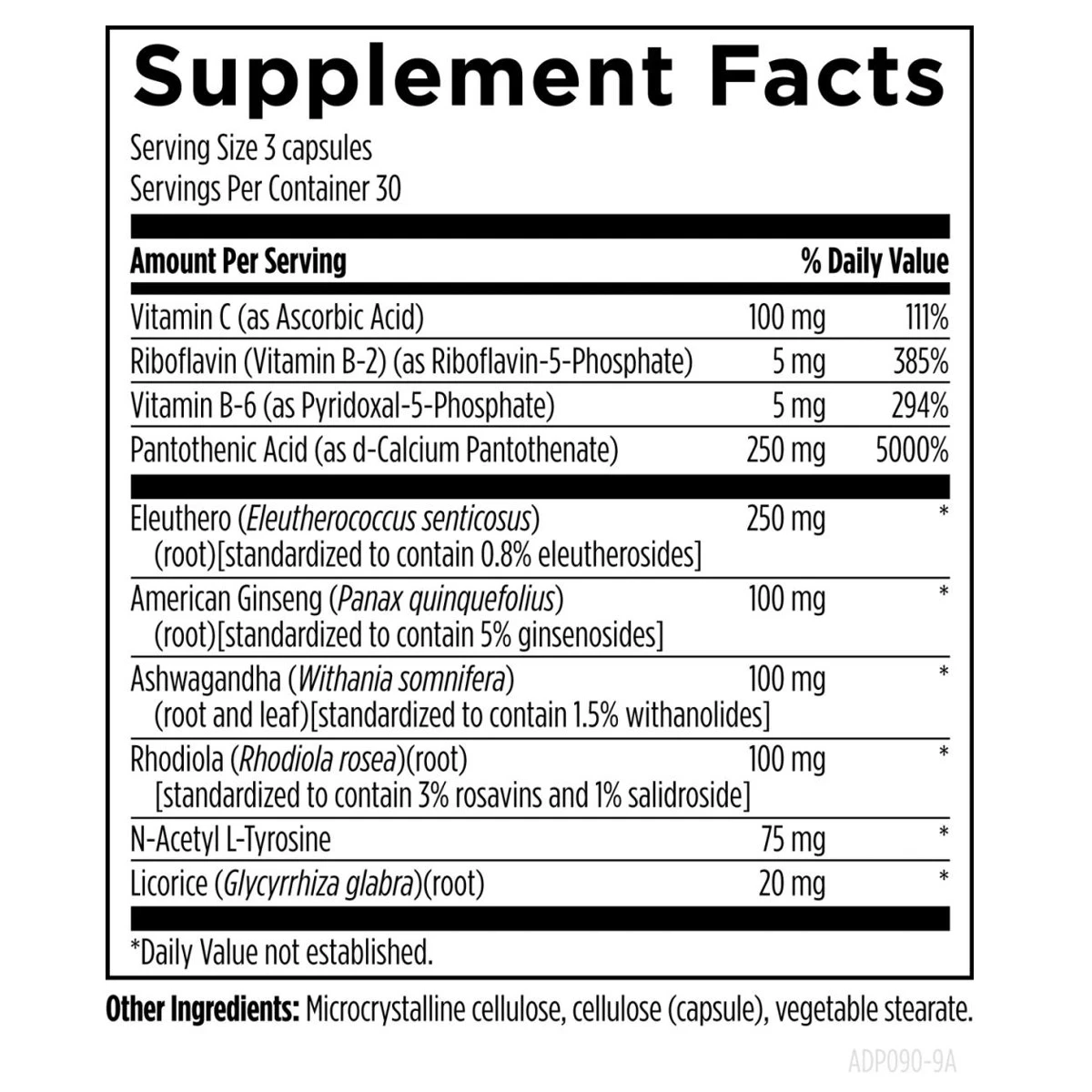 Adrenotone Designs For Health Tonifying Adrenal Support 90 Capsules thumbnail 4