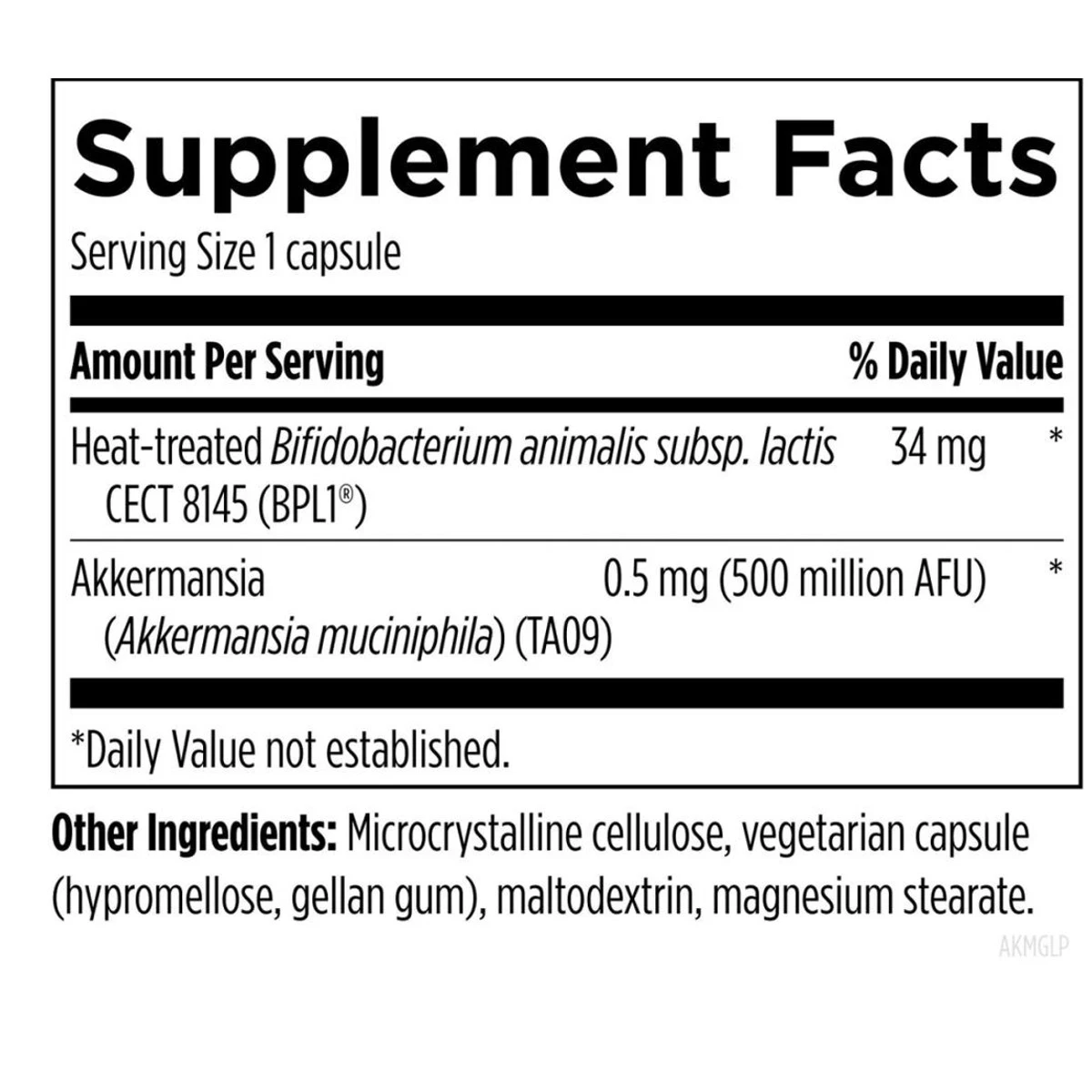 Akkermansia Pro Glp-1 Probiotic Designs For Health 60 Capsules ingredients