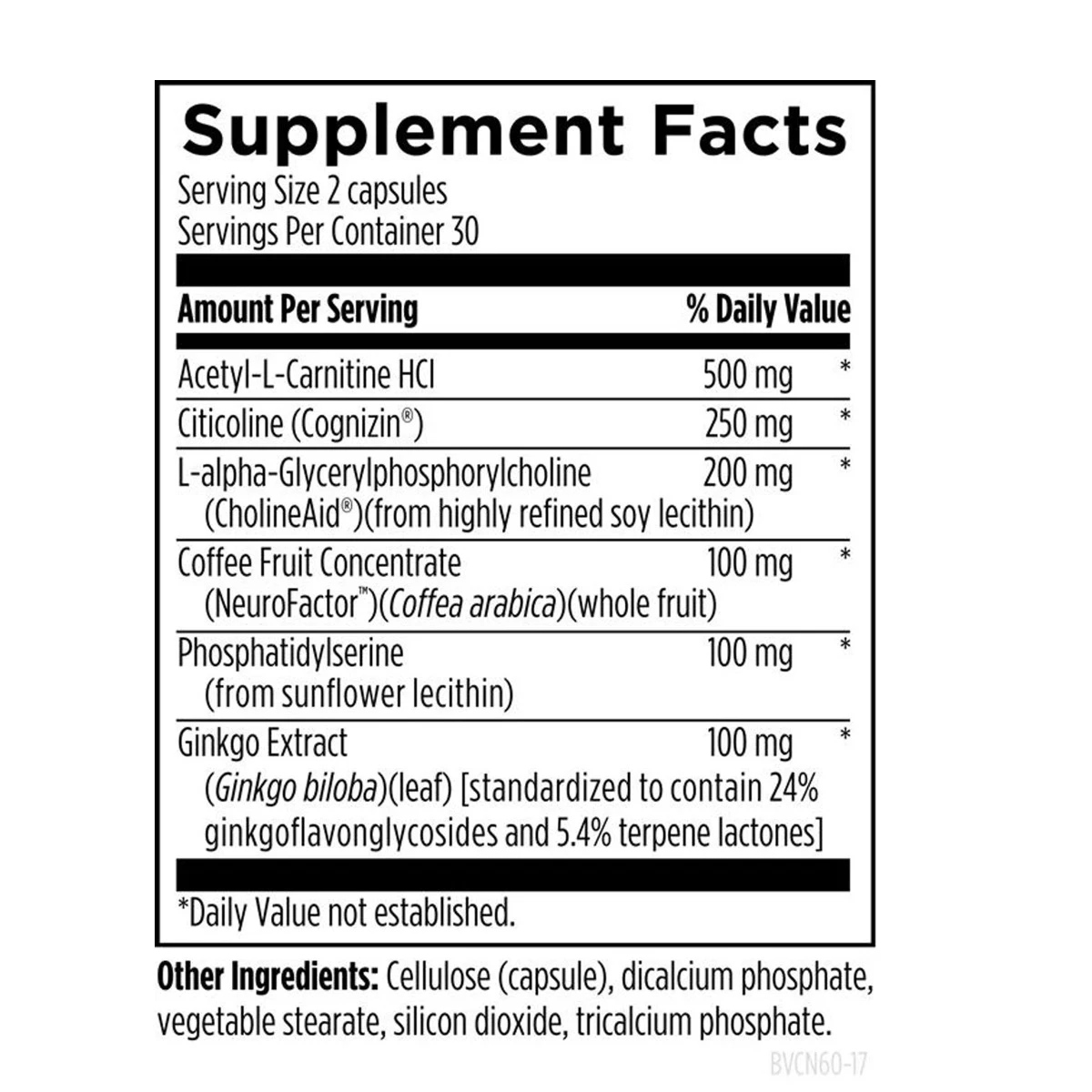 Brain Vitale Designs For Health 60Capsules thumbnail 4