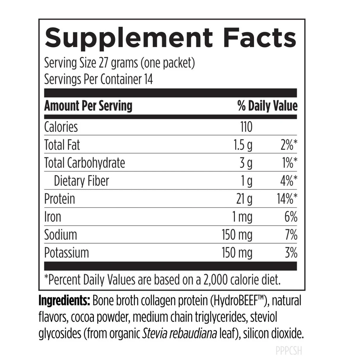 Bone Broth Protein Designs For Health Chocolate Flavor 0.95Oz (27g) Powder thumbnail 4
