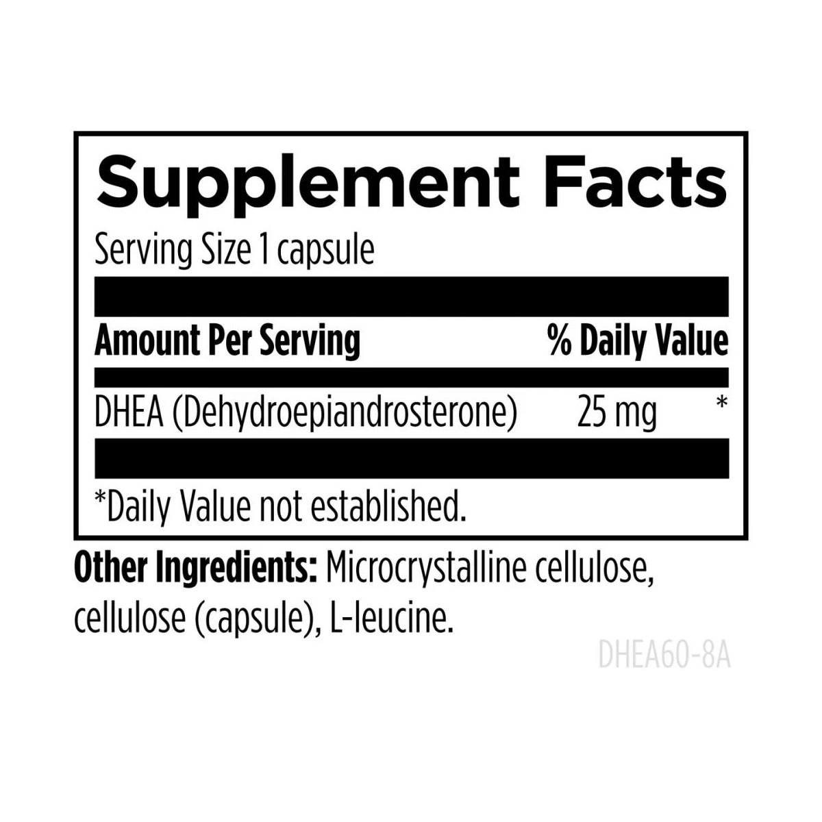 Dhea Designs For Health 25mg 60 Capsules thumbnail 4