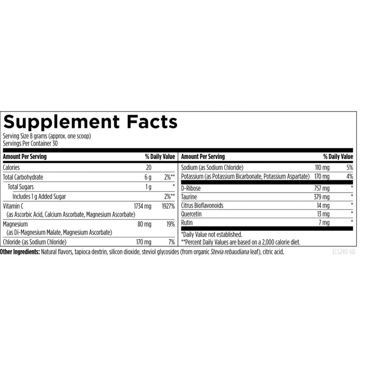 Electrolyte Synergy Designs For Health Lemon-Orange (8.5 Oz) 240g Powder thumbnail 4