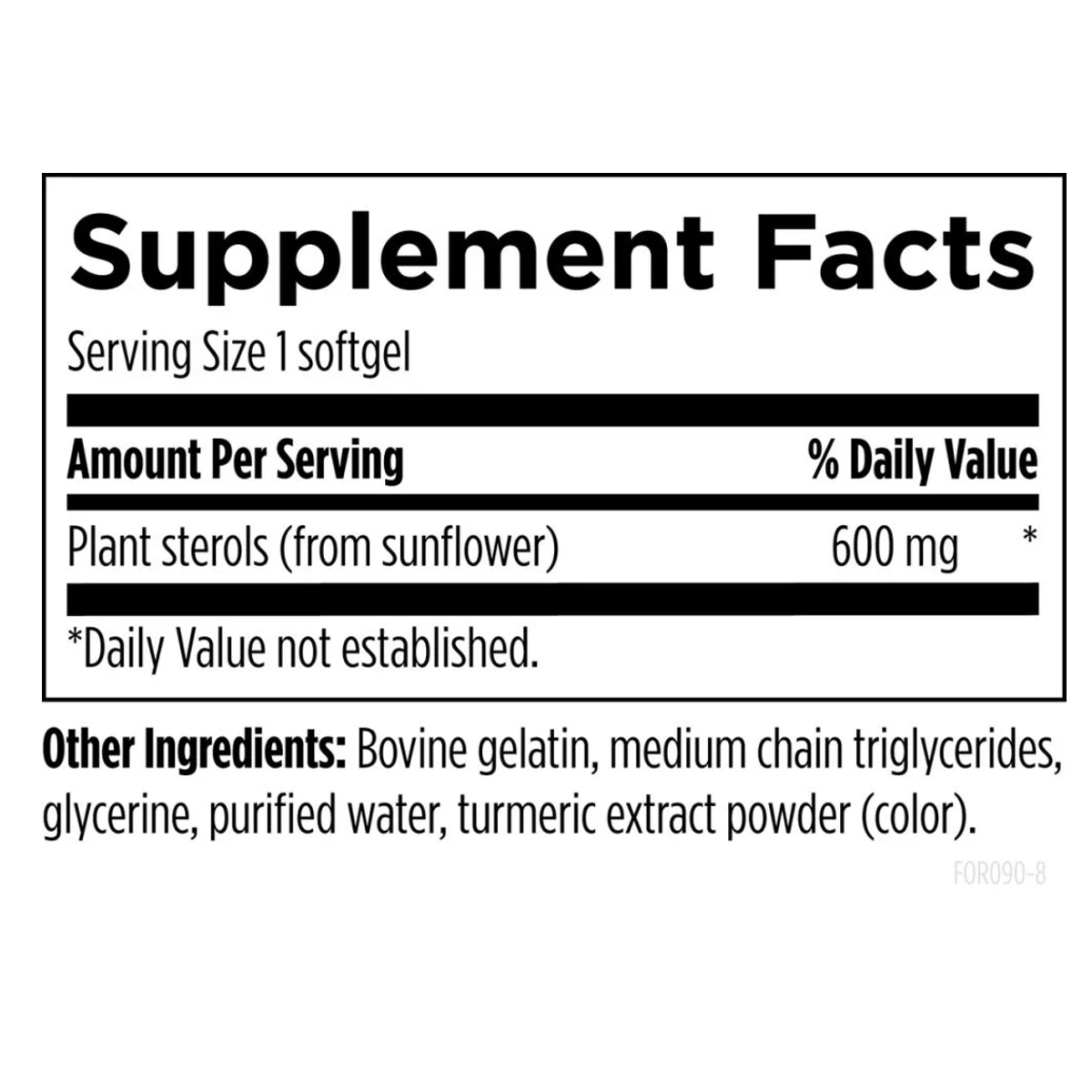 Foresterol Designs For Health 90 Softgels ingredients