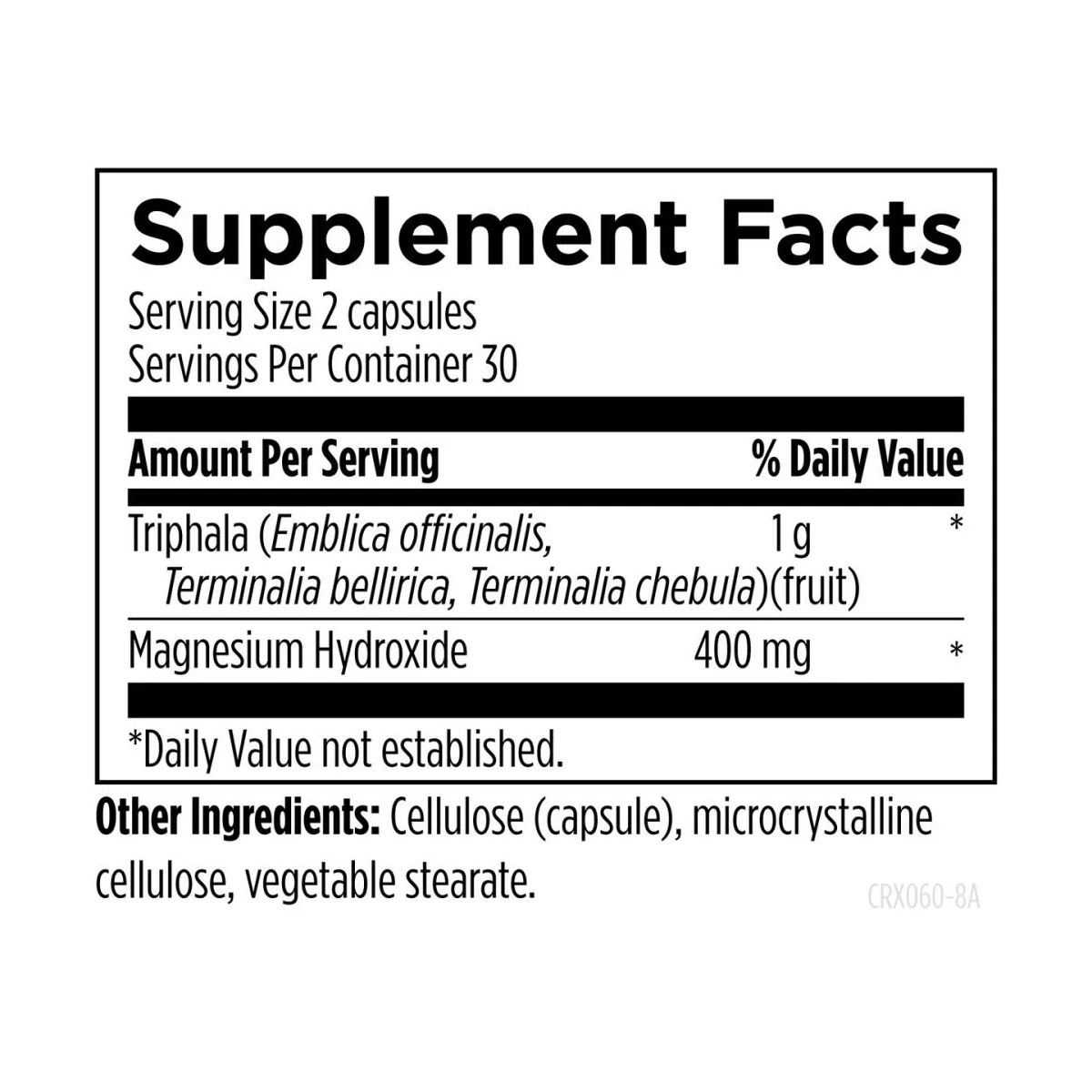 Colon Rx Designs For Health 60 capsules ingredients