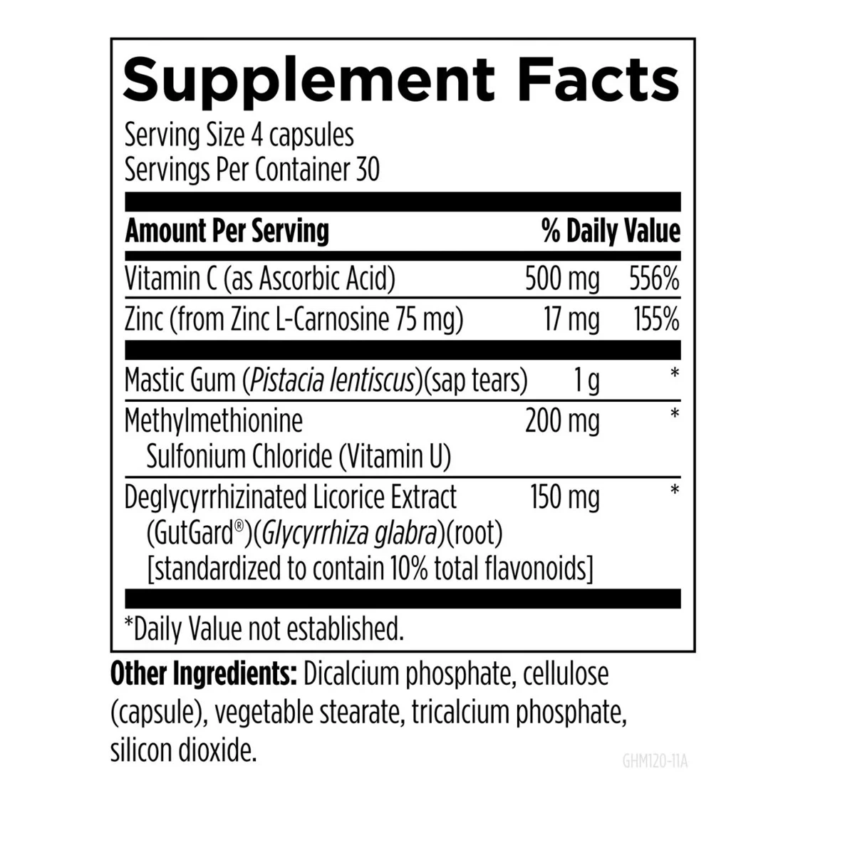 Gastromend-Hp Designs For Health 120 Capsules thumbnail 4