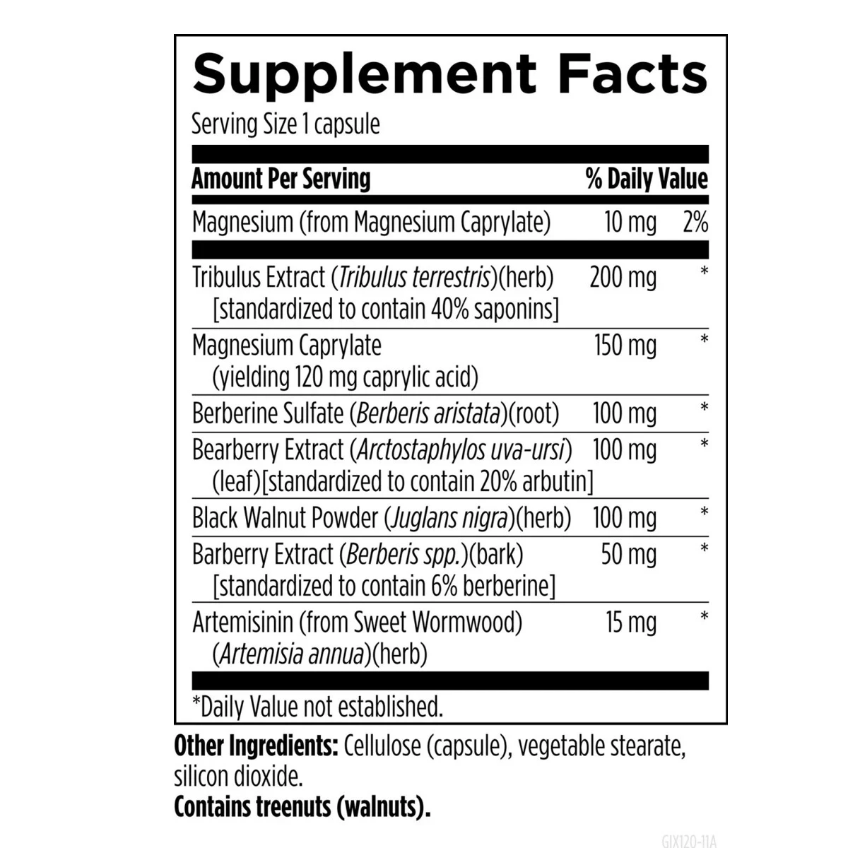 GI Microb-X Designs For Health 120 Capsules ingredients