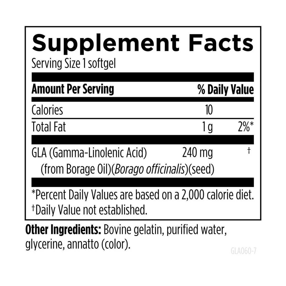 GLA 240 Designs For Health 60 softgels thumbnail 4