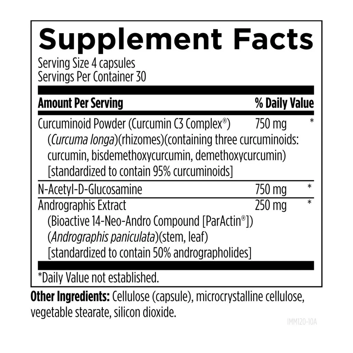 Designs For Health ImmunoMod-A 120 capsules ingredients