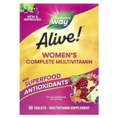 Nature's Way Alive! Women's Complete Multivitamin 50 Tablets