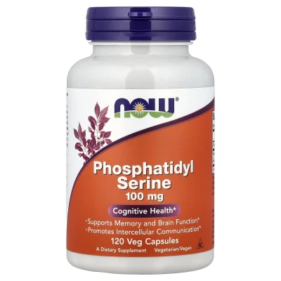 NOW Foods Phosphatidyl Serine 100mg Cognitive Health 120 Veg Capsules